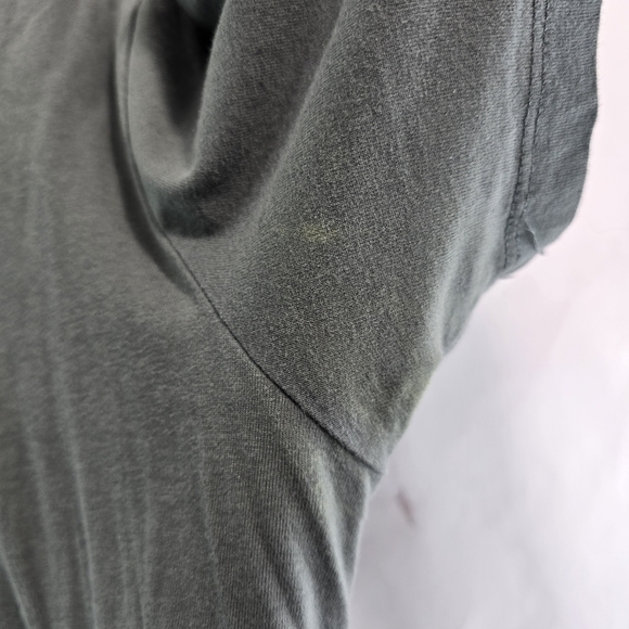 Allsaints T Shirt Mens XL Gray Brace SS Crew Tee Short Sleeve Regular Fit - Picture 8 of 14